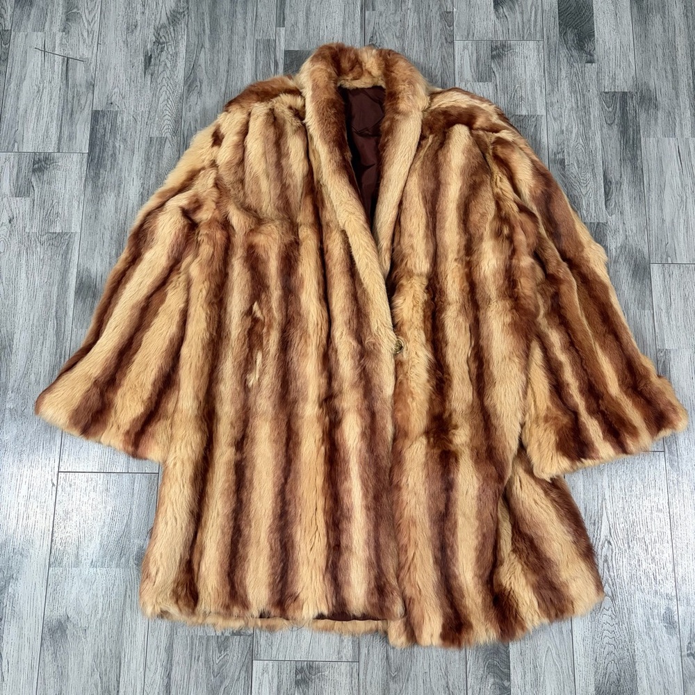 Luxurious Brown Mink Fur Coat Vintage 1950- 1960